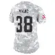 ＃38 Women's Keenan Isaac Arctic Camo Limited Cleveland Browns 2024 Salute to Service Jersey