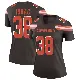 ＃38 Women's Keenan Isaac Brown Legend Cleveland Browns Jersey