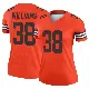 ＃38 Women's Trayveon Williams Orange Legend Cleveland Browns Inverted Jersey