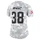 ＃38 Women's Winston Wright Arctic Camo Limited Cleveland Browns 2024 Salute to Service Jersey
