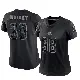 ＃38 Women's Winston Wright Black Limited Cleveland Browns Reflective Jersey