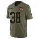 ＃38 Youth Ben Patterson Olive Limited Cleveland Browns 2025 Salute to Service Jersey