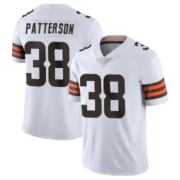 ＃38 Youth Ben Patterson White Limited Cleveland Browns Vapor Untouchable Jersey