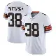 ＃38 Youth Ben Patterson White Limited Cleveland Browns Vapor Untouchable Jersey