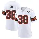 ＃38 Youth Jaelen Gill White Game Cleveland Browns 1946 Collection Alternate Jersey