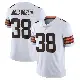 ＃38 Youth Jaleel McLaughlin White Limited Cleveland Browns Vapor Untouchable Jersey