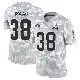 ＃38 Youth Keenan Isaac Arctic Camo Limited Cleveland Browns 2024 Salute to Service Jersey