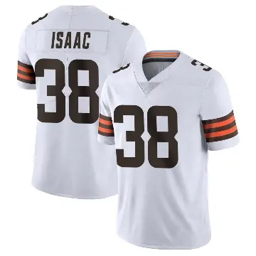 ＃38 Youth Keenan Isaac White Limited Cleveland Browns Vapor Untouchable Jersey