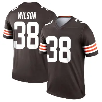 ＃38 Youth Kole Wilson Brown Legend Cleveland Browns Jersey