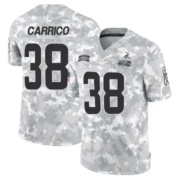 ＃38 Youth Reid Carrico Arctic Camo Limited Cleveland Browns 2024 Salute to Service Jersey