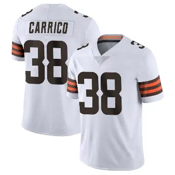 ＃38 Youth Reid Carrico White Limited Cleveland Browns Vapor Untouchable Jersey