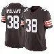 ＃38 Youth Trayveon Williams Brown Limited Cleveland Browns Vapor F.U.S.E. Jersey