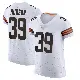 ＃39 Men's Khaleke Hudson White Elite Cleveland Browns Vapor Jersey