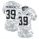 ＃39 Women's Ahmani Marshall Arctic Camo Limited Cleveland Browns 2024 Salute to Service Jersey