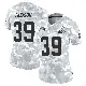 ＃39 Women's Khaleke Hudson Arctic Camo Limited Cleveland Browns 2024 Salute to Service Jersey