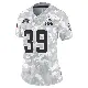 ＃39 Women's Khaleke Hudson Arctic Camo Limited Cleveland Browns 2024 Salute to Service Jersey