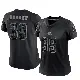 ＃39 Women's Khaleke Hudson Black Limited Cleveland Browns Reflective Jersey
