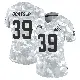 ＃39 Women's Michael Coats Jr. Arctic Camo Limited Cleveland Browns 2024 Salute to Service Jersey