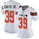 ＃39 Women's Michael Coats Jr. White Limited Cleveland Browns Vapor Untouchable Jersey