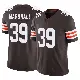 ＃39 Youth Ahmani Marshall Brown Limited Cleveland Browns Vapor F.U.S.E. Jersey