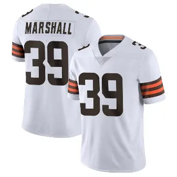 ＃39 Youth Ahmani Marshall White Limited Cleveland Browns Vapor Untouchable Jersey