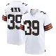 ＃39 Youth Khaleke Hudson White Game Cleveland Browns Jersey