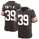 ＃39 Youth Michael Coats Jr. Brown Game Cleveland Browns Team Color Jersey