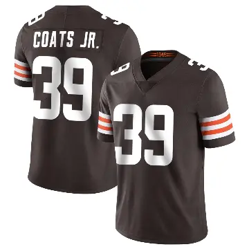 ＃39 Youth Michael Coats Jr. Brown Limited Cleveland Browns Team Color Vapor Untouchable Jersey
