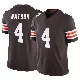 ＃4 Men's Deshaun Watson Brown Limited Cleveland Browns Vapor F.U.S.E. Jersey