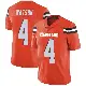 ＃4 Men's Deshaun Watson Orange Limited Cleveland Browns Alternate Vapor Untouchable Jersey