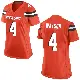 ＃4 Women's Deshaun Watson Orange Game Cleveland Browns Alternate Jersey