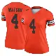 ＃4 Women's Deshaun Watson Orange Legend Cleveland Browns Inverted Jersey