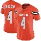 ＃4 Women's Deshaun Watson Orange Limited Cleveland Browns Alternate Vapor Untouchable Jersey