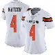＃4 Women's Deshaun Watson White Limited Cleveland Browns Vapor Untouchable Jersey