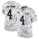 ＃4 Youth Deshaun Watson Arctic Camo Limited Cleveland Browns 2024 Salute to Service Jersey