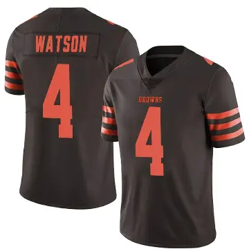 ＃4 Youth Deshaun Watson Brown Limited Cleveland Browns Color Rush Jersey