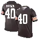 ＃40 Men's Nathaniel Watson Brown Legend Cleveland Browns Jersey