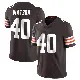 ＃40 Men's Nathaniel Watson Brown Limited Cleveland Browns Team Color Vapor Untouchable Jersey