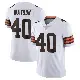 ＃40 Men's Nathaniel Watson White Limited Cleveland Browns Vapor Untouchable Jersey