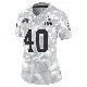 ＃40 Women's Nathaniel Watson Arctic Camo Limited Cleveland Browns 2024 Salute to Service Jersey