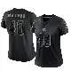 ＃40 Women's Nathaniel Watson Black Limited Cleveland Browns Reflective Jersey