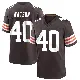 ＃40 Youth Nathaniel Watson Brown Game Cleveland Browns Team Color Jersey