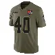 ＃40 Youth Nathaniel Watson Olive Limited Cleveland Browns 2025 Salute to Service Jersey