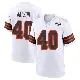 ＃40 Youth Nathaniel Watson White Game Cleveland Browns 1946 Collection Alternate Jersey