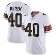 ＃40 Youth Nathaniel Watson White Limited Cleveland Browns Vapor Untouchable Jersey