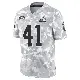 ＃41 Men's Chris Edmonds Arctic Camo Limited Cleveland Browns 2024 Salute to Service Jersey