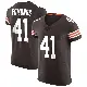 ＃41 Men's Chris Edmonds Brown Elite Cleveland Browns Vapor Jersey