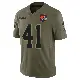 ＃41 Men's Christopher Edmonds Olive Limited Cleveland Browns 2025 Salute to Service Jersey