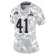 ＃41 Women's Chris Edmonds Arctic Camo Limited Cleveland Browns 2024 Salute to Service Jersey