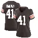 ＃41 Women's Chris Edmonds Brown Game Cleveland Browns Team Color Jersey